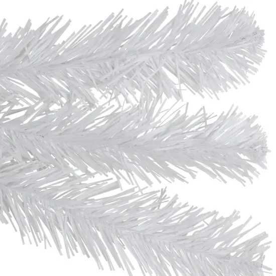 Northlight 30" Snow White Pine Artificial Teardrop Christmas Swag, Unlit {6}