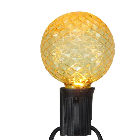 Northlight LED Faceted G50 Globe Christmas Replacement Bulbs - Multicolor - Pack of 25 {3}