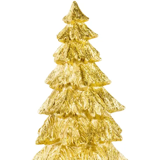 Northlight Metallic Woodland Layered Christmas Tree Decoration - 9.5" - Gold Finish {4}