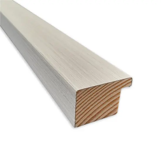 Woodgrain Stripe Wood Framed Magnetic Board Woodgrain Grey {3}