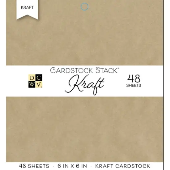 DCWV&reg;️ MAT STACK - DCWV - 6 X 6 - KRAFT (48 SHEETS) PS-005-00567 {2}