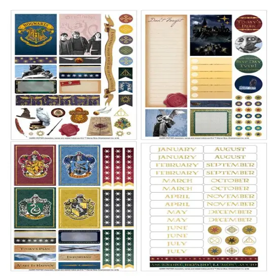 Weekly Planner Set - Undated Harry Potter Marauder's Map {2}