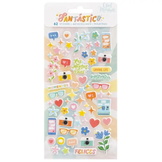 Obed Marshall - FANT&middot;STICO - MINI ICON PUFFY STICKERS 6&rdquo;x12&rdquo; (62 PIECE) 34008122 {3}