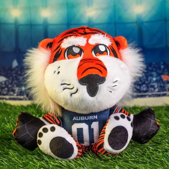 Bleacher Creatures Auburn Tigers Aubie the Tiger 8" Mascot Kuricha Sitting Plush {4}