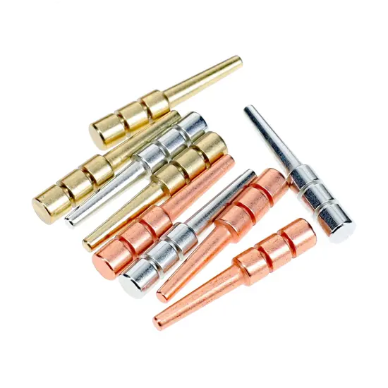 WE Games King-Sized Ultimate Cribbage Pegs - Set of 9 (3 Brass, 3 Chrome, 3 Copper) {3}