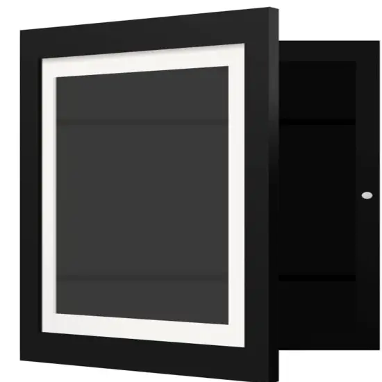 Magccby Black Hinged Shadow Box 13.50" x 10" {1}