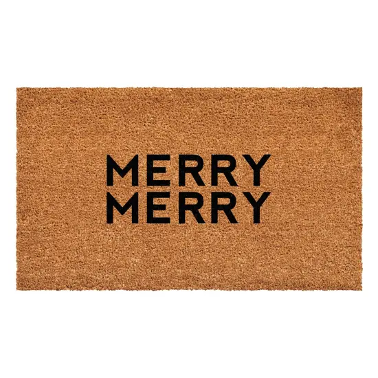 Modern Merry Doormat 17" x 29" {3}