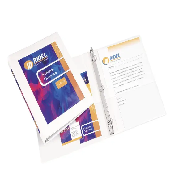 Avery Heavy-Duty Framed View 3 Ring Binder, 0.5" Slant Rings, 1 White Binder (68052) {1}