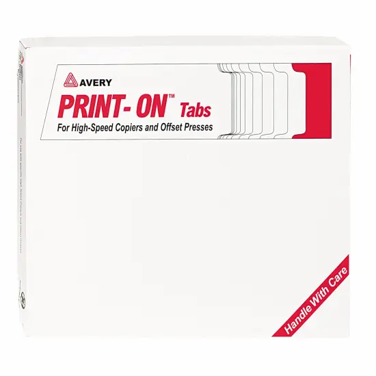 Avery Copier Tab Dividers, 5 Tab, White, 30 Sets (20416) {1}