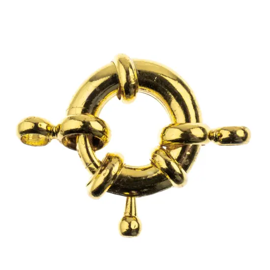 John Bead Spring Ring Set 13mm-Gold {2}
