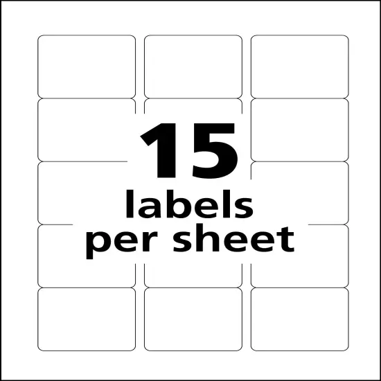 Avery Durable Easy Peel ID Labels, Sure Feed Technology, Permanent Adhesive, 2" x 2-5/8", 120 Labels (6793) {5}