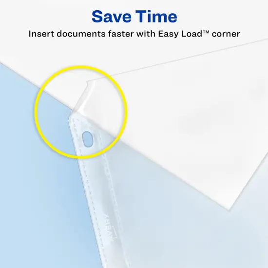 Avery Diamond Clear Heavyweight Sheet Protectors, Easy Load, 200 Document Protectors (74400) {2}