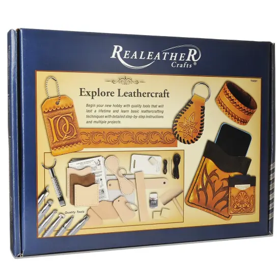 Realeather(R) Crafts Explore Leathercraft Kit {2}