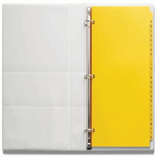 Avery Heavy-Duty Plastic Industrial Dividers, 26 A-Z Tabs, Yellow (23081) {4}