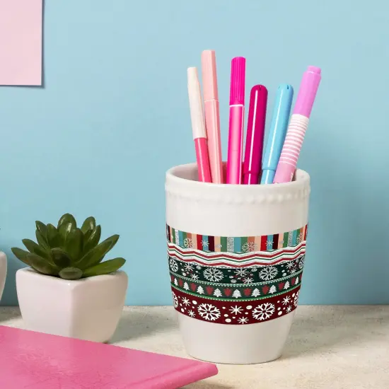 Wrapables Winter Season Washi Set for Arts & Crafts, Scrapbooking, Stationery, Diary Festive Cheer {6}