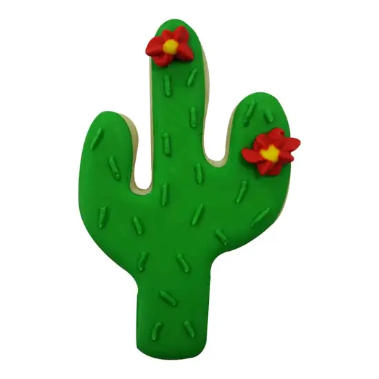 Cactus Cookie Cutter (Green, 4") {3}