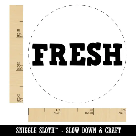 Fresh Fun Text Chicken Egg Rubber Stamp {1}