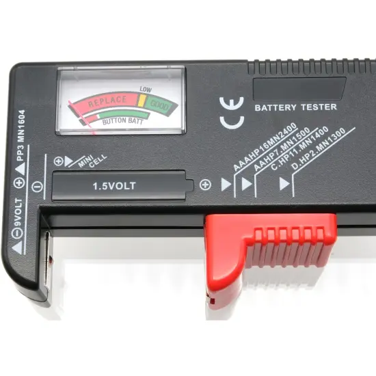 2 Watch Battery Tester Will test AAA, AA, D, 9 volt, 12 volt, 6 volt & 3 volt  {4}