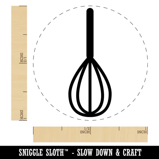 Whisk French Whip Cooking Baking Rubber Stamp for Stamping Crafting Planners {1}