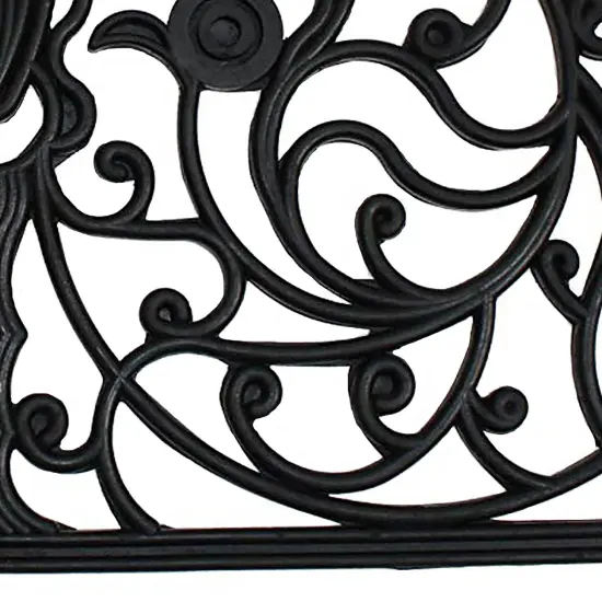 DII Gray & White Buffalo Check Tablecloth 60x104 {2}