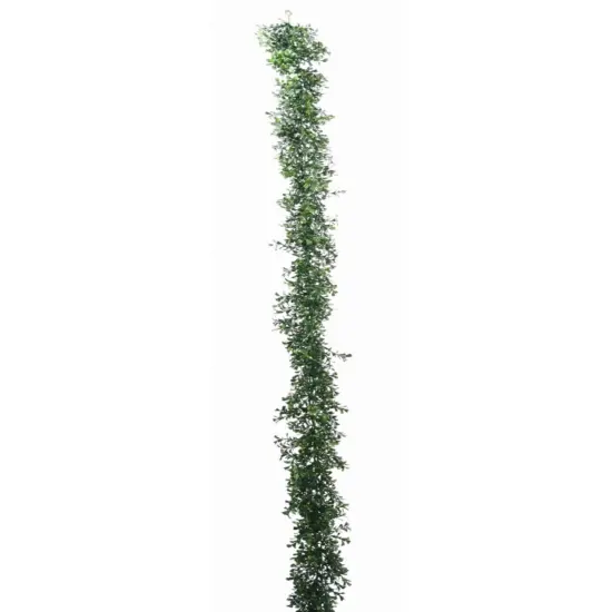 Lush 9' Boxwood Garland - Set of 6 - 760 Tips for Fullness - Ideal for Christmas Decor & Year-Round Greenery - Artificial & Realistic, Floral Home by Artificial Flowers {1}