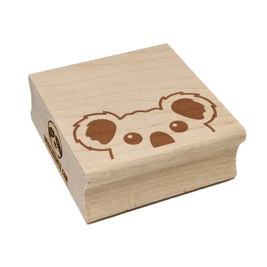Peeking Koala Square Rubber Stamp for Stamping Crafting {2}