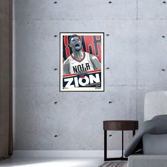 Phenom Gallery New Orleans Pelicans Zion Williamson 18" x 24" Serigraph {5}