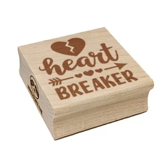Heart Breaker LoveValentine's Day Square Rubber Stamp for Stamping Crafting {7}