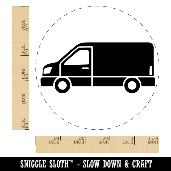Work Cargo Van Automobile Vehicle Rubber Stamp for Stamping Crafting Planners {1}