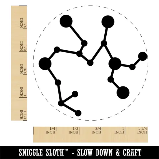 Sagittarius Zodiac Star Constellations Rubber Stamp for Stamping Crafting Planners {1}