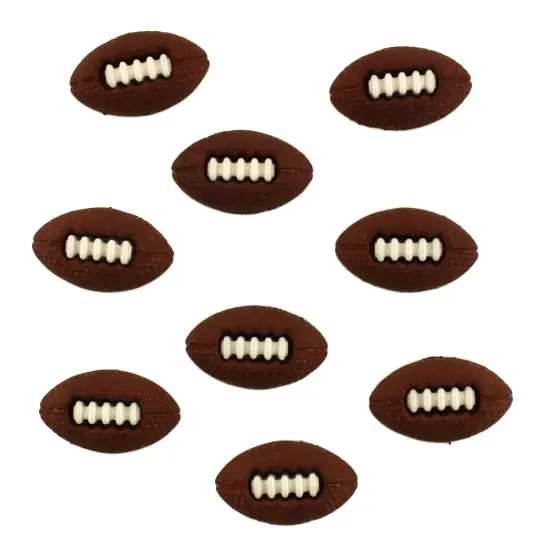 Buttons Galore and More Craft & Sewing Buttons - Footballs- 36 Buttons {1}