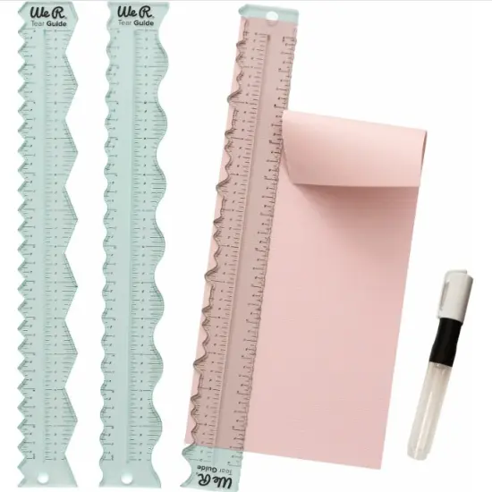 TOOL - We R Memory Keepers - BASIC TOOLS - TEAR GUIDE - (4 PIECE) 660082 By American Crafts {2}