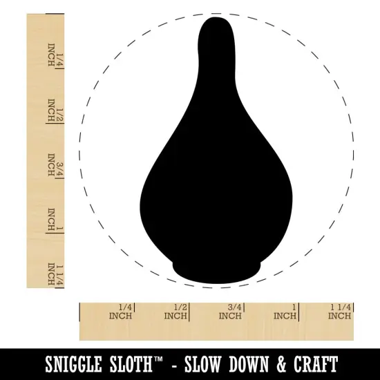 Chianti Wine Bottle Solid Rubber Stamp for Stamping Crafting Planners {1}