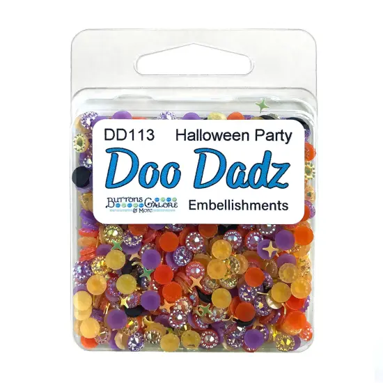 DooDadz Collection of Colorful Craft Embellishments from Buttons Galore & More Halloween party {1}