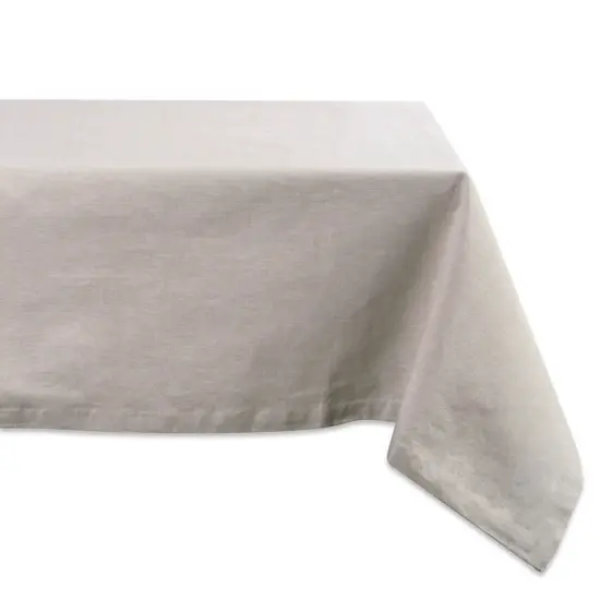 DII Natural Solid Chambray Tablecloth {1}