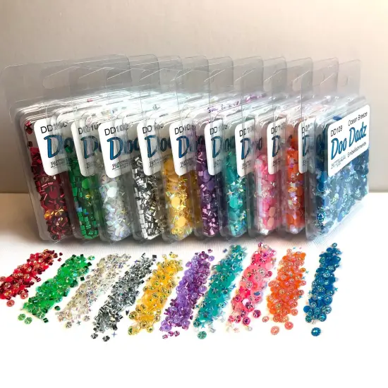 DooDadz Collection of Colorful Craft Embellishments from Buttons Galore & More Cool yule {2}