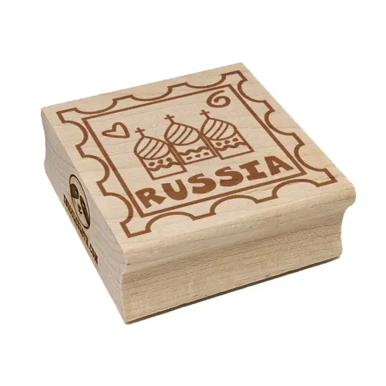 Russia Passport Travel Square Rubber Stamp for Stamping Crafting {7}