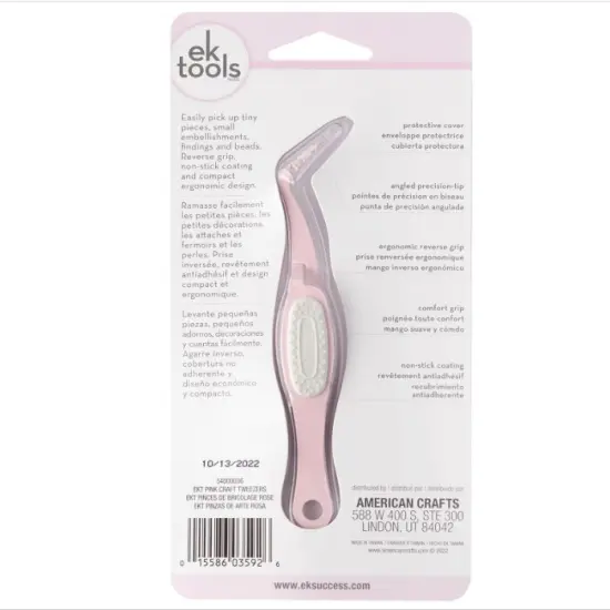 Craft Tweezers PINK EK Success 54000036 Pinzas Ek Tools by American Crafts {4}