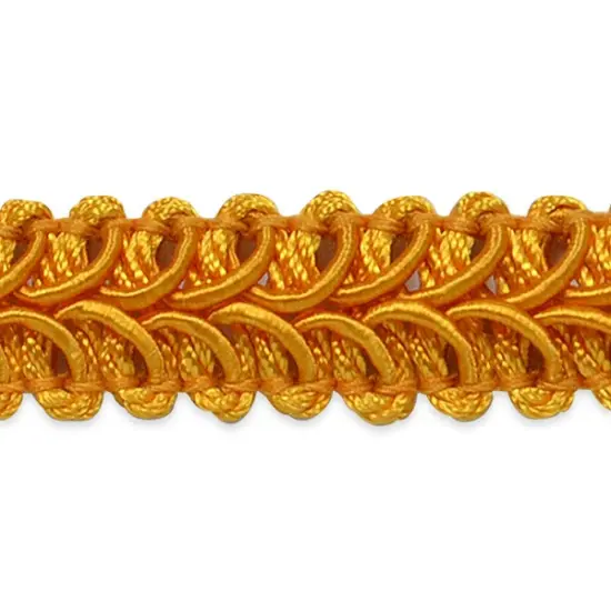 20 yards of Alice Classic Woven BraidTrim | 20 yard cut Yellow Gold {1}