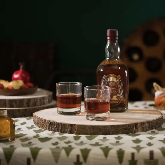 Barky Natural Wood Slabs Rustic Ornament Slice Tray Table Charger {6}