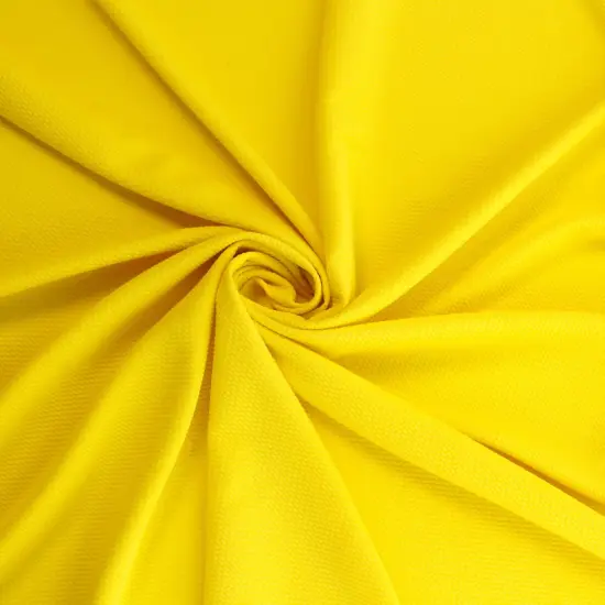 Solid 4 way Stretch Liverpool Bullet Fabric Yellow {2}