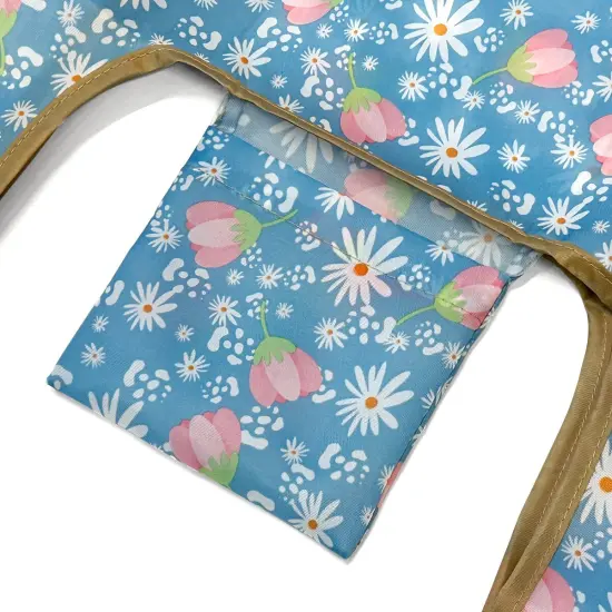 Wrapables JoliBag Collection Reusable Shopping Bag (Set of 2) Daisy Party {4}