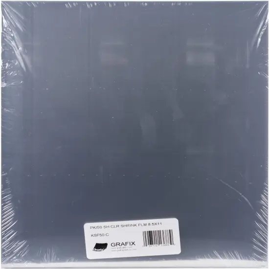 Grafix Shrink Film 8.5"X11" 50/Pkg {1}