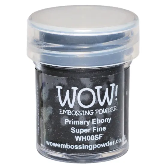 Multipack of 5 - WOW! Embossing Powder Super Fine 15ml-Primary Ebony {2}