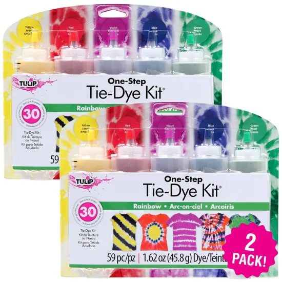 Multipack of 2 - Tulip One-Step Tie-Dye Kit-Rainbow {1}