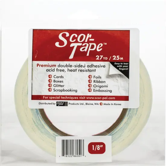 Multipack of 3 - Scor-Tape-.125"X27yd {2}