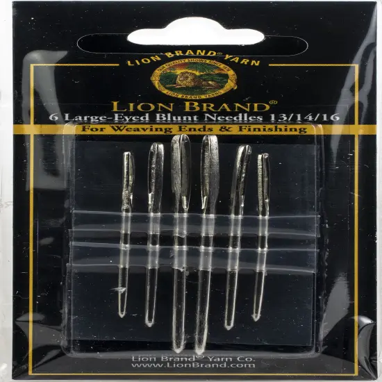 Multipack of 5 - Lion Brand Large-Eyed Blunt Needles-Sizes 13, 14 & 16 6/Pkg {2}