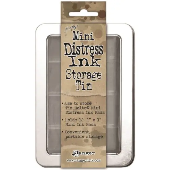 Multipack of 24 - Tim Holtz Mini Distress Ink Storage Tin-Holds 12 {2}