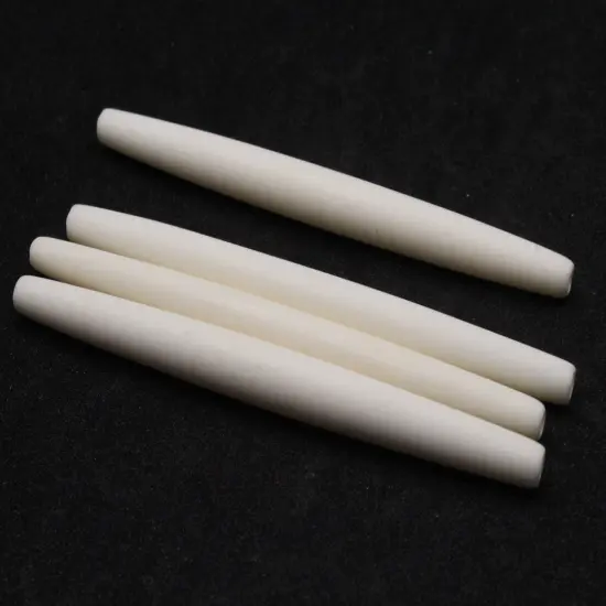 4 3.5 Inch Bone Hair Pipe Long Tube Beads {5}