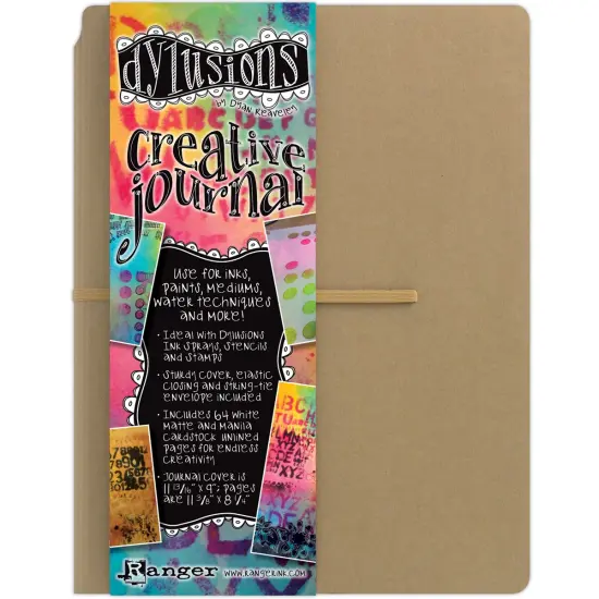 Dyan Reaveley's Dylusions Creative Journal 11.75"X9"-Kraft {1}